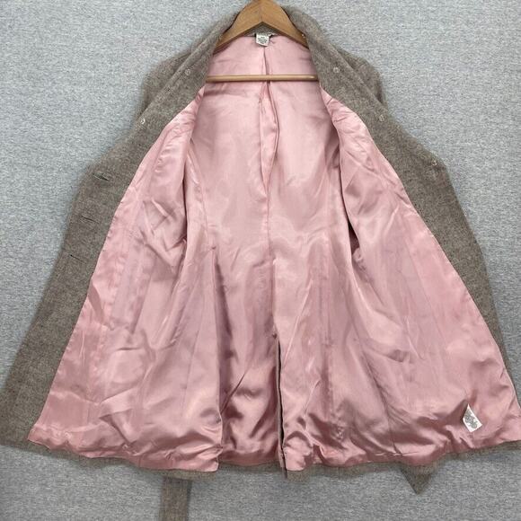 Guess Jeans Coat Womens Medium Wool Blend Pea Jacket Embroidered Beaded Lined - Picture 5 of 16